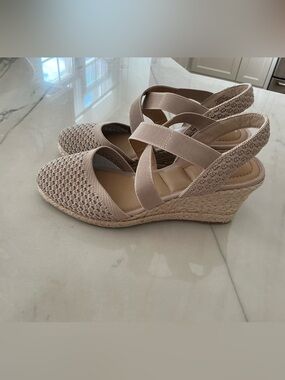 Kelly & Katie Kennedy Espadrille Sandal Sz 8W NWOT